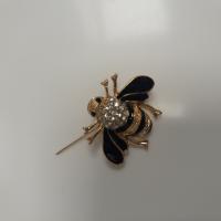 CS1056/2025 BEE SHAPED COSTUME JEWELRY BROOCH
